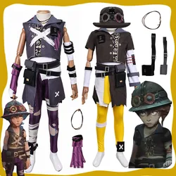 Arcane Isha Cosplay Kids Costume Boys Jacket Coat Belt Hat Game Lol Roelplay Uniform Cloth Outfits Halloween Party Carnival Suit