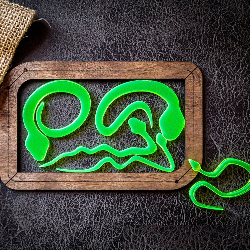 

Five Snakes Puzzle Brain Teasers Games Challenging Impossible Difficult Puzzles for Adults Teens Creative Idea Unique Gifts