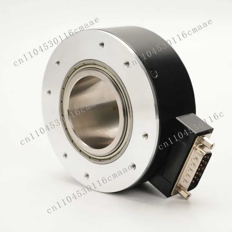 JSK9040 Series 90mm OD 32/35/38/40/42mm Hollow Shaft Incremental Elevator Encoder 10000PPR Spring Plate Mounting DC5V