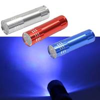 Super Mini 9 Led Fast Drying Lamp Manicure Tool Nail Dryer Uv Light Handheld Flashlight Gel Polish Sleek Ultraviolet Light