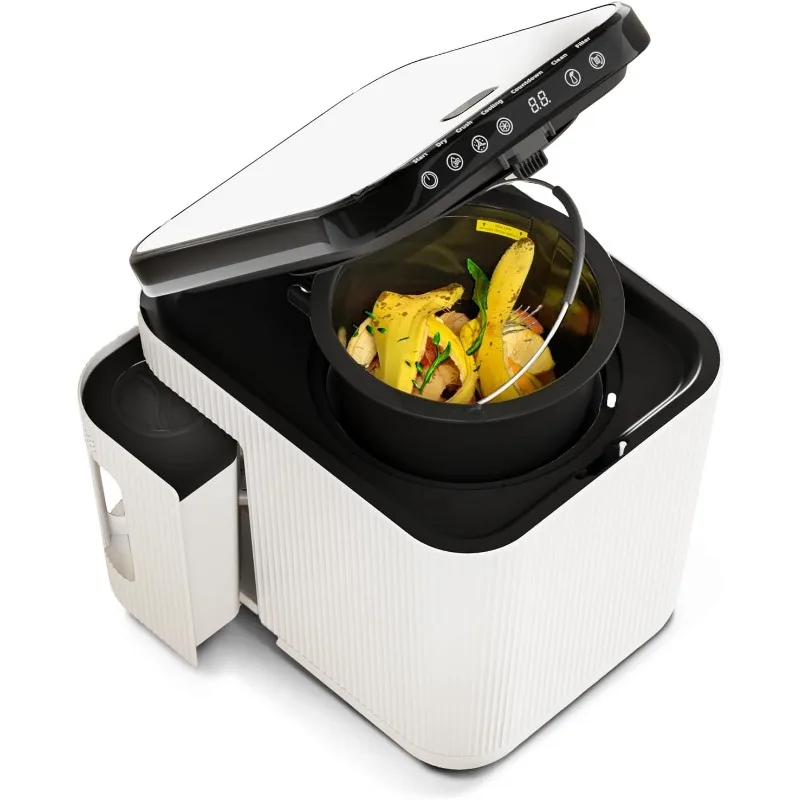 Electric Composter for Kitchen, Helps Turn Food Waste Into Pre-Compost,Features Auto-Cleaning Cycle,Large Capacity 3 Liters Size