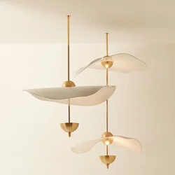 천장 계단용 모던 LED 행잉 램프, 연꽃 잎 펜던트 조명, 호텔 상점 샹들리에, 로프트 룸 장식, 홈 라이트 광택