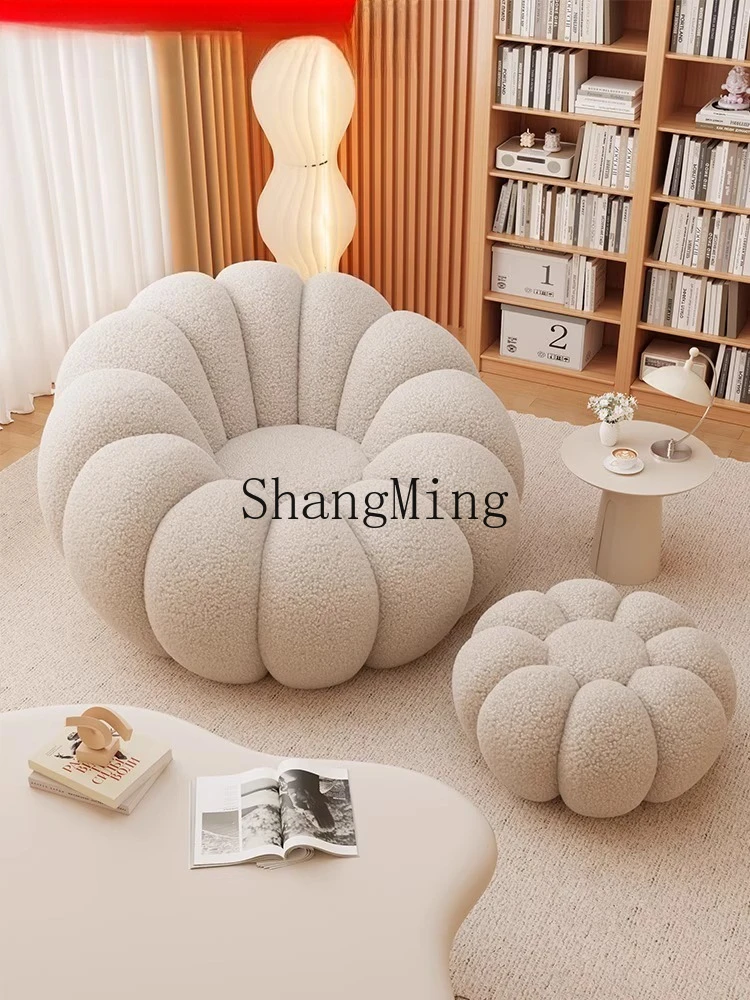 

ZJH lazy sofa can lie down and sleep study reading rotatable seat