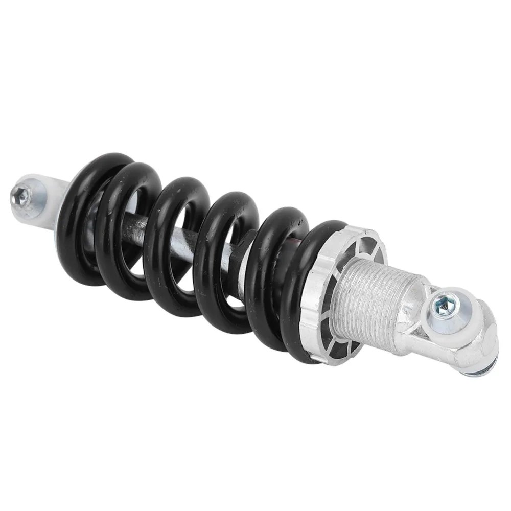 

Амортизатор для велосипеда 150 мм, 1500 фунтов, серебристо-черный, простая установка, задний амортизатор из алюминиевого сплава с пружиной