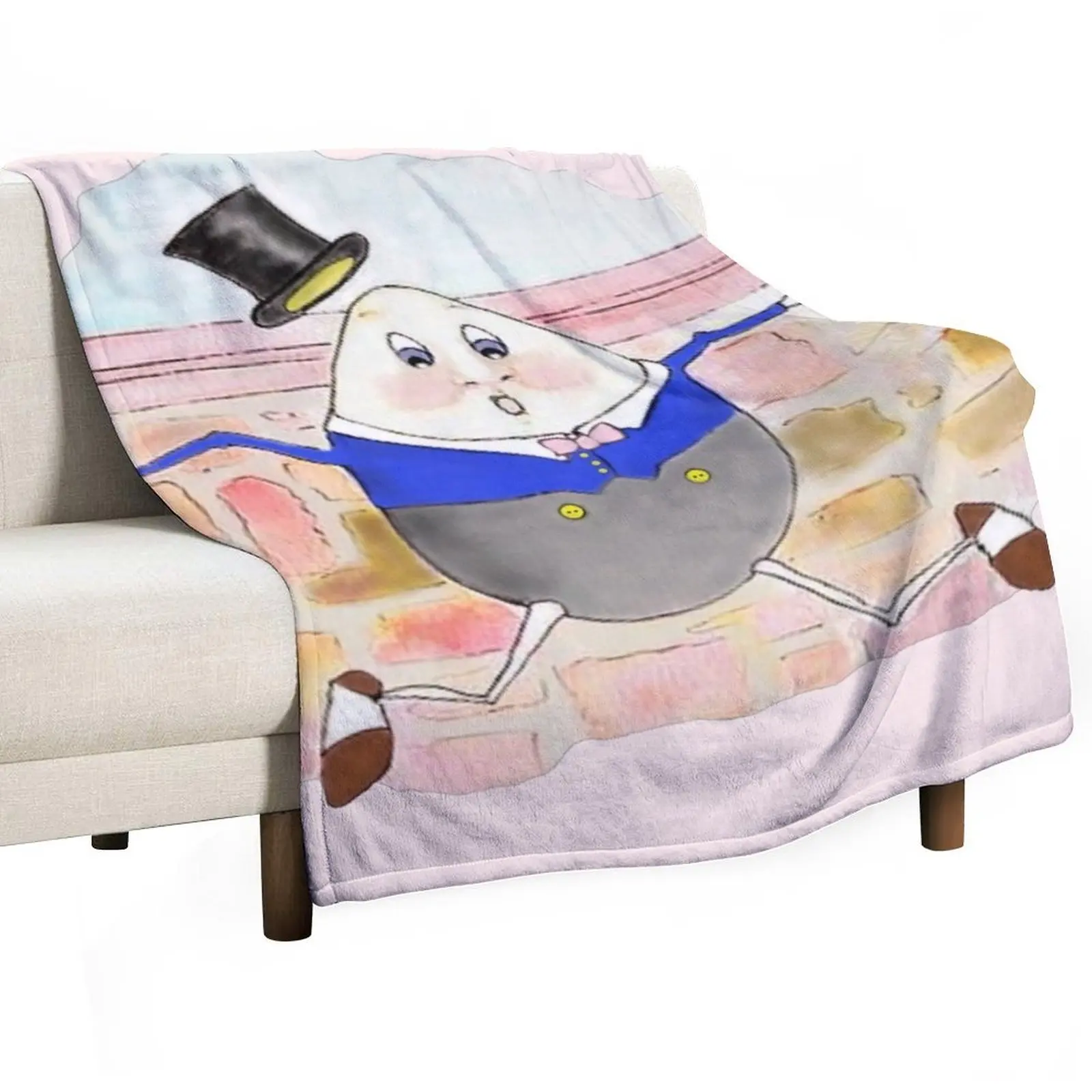 

Humpty Dumpty Had a Great Fall Throw Blanket Shaggy Heavy halloween Baby Blankets