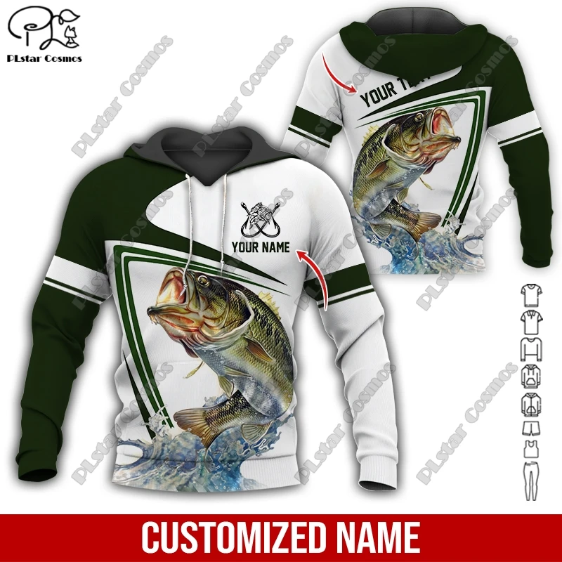 

PLstar Cosmos 3D Printing Latest Personalized Casual Unique Unisex Hoodie/Sweatshirt/Zip Hoodie Sea Fishing Hobby Series 1