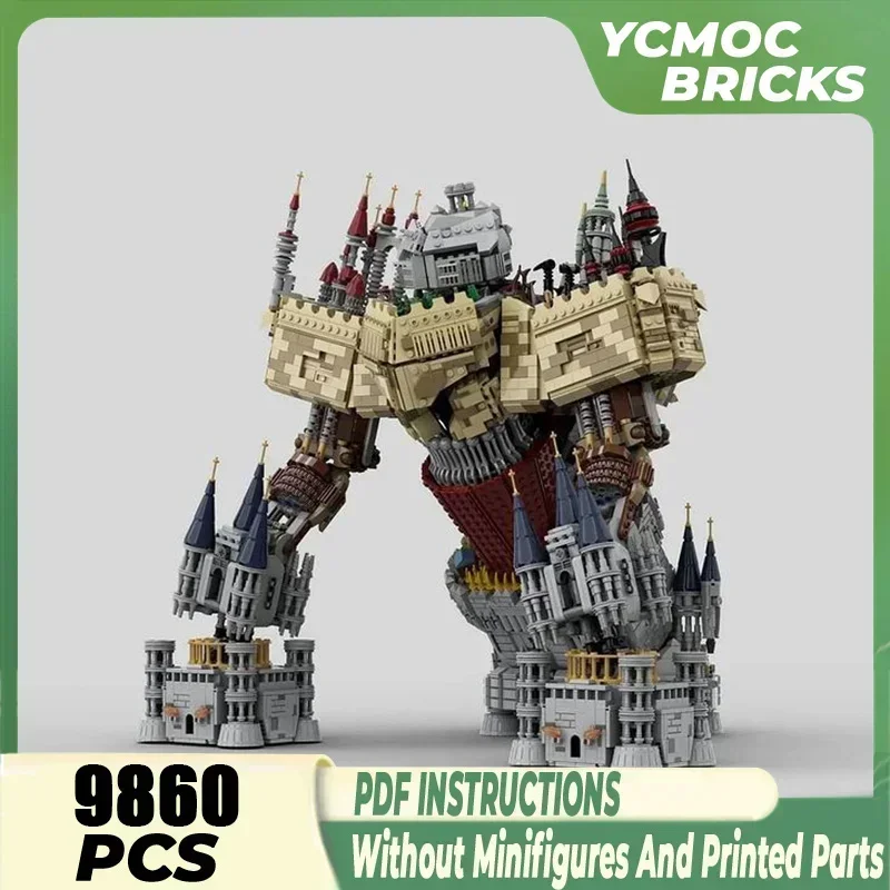 Moc Bouwstenen Alexandria Het Roaming Model Oud Kasteel Monster Technologie Blokken Geschenken Kerst Speelgoed DIY Sets Montage