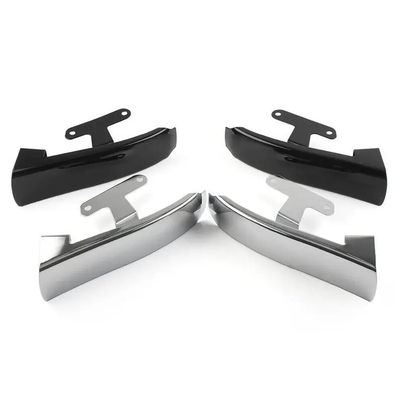 A65P-1Pair Motorcycle Rear Fender Bracket Saddlebag Filler Panels For Touring Electra Street Road Glide King 2009-2013