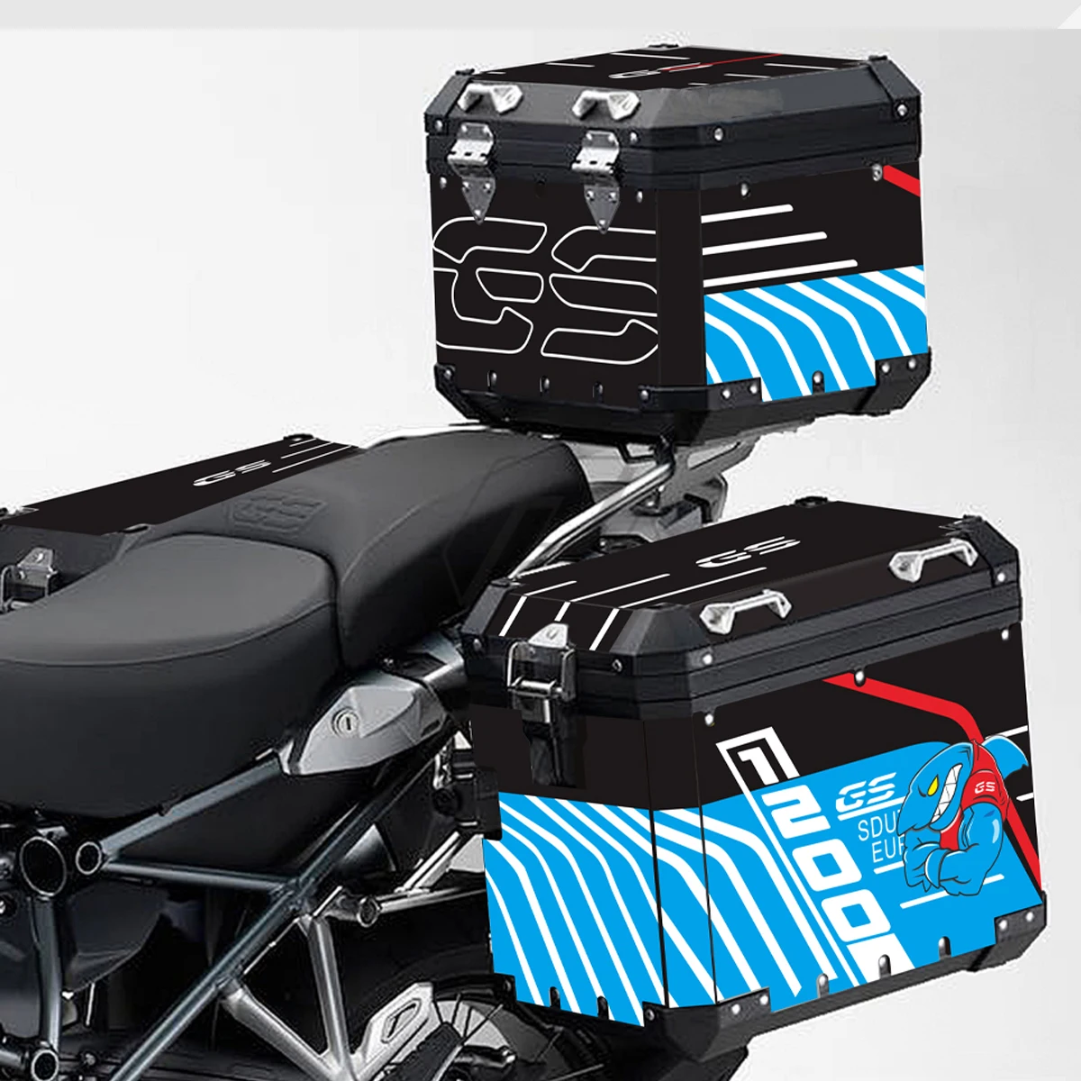 For BMW Panniers 40 GS R1250GS R1200GS ADV Triple Black Adventure 2019-2023 2022 2021 2020 Motorcycle Aluminum Box Sticker Case