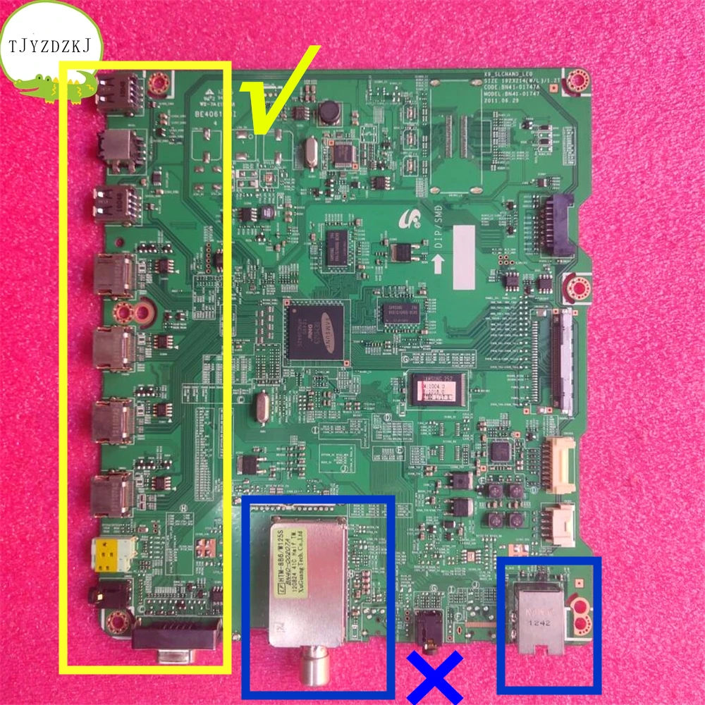 Placa base de TV Compatible con UE40D5700 BN94-04594F, BN41-01747A = BN41-01661B, UE40D5520RW, UE405000, UA40D5000, UE40D5700RS