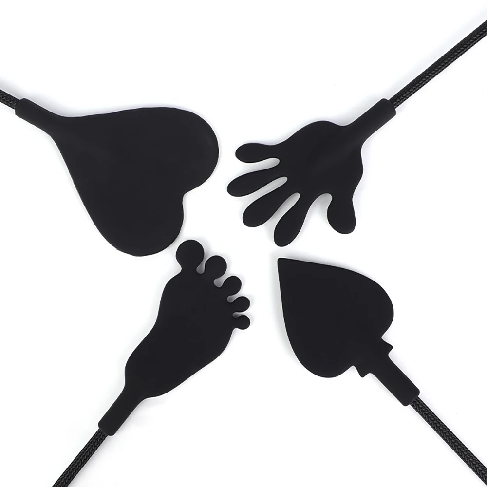 سوط حصان من السيليكون مصنوع من جلد البولي يوريثان مقاس 52 سم - مضرب فروسية لركوب الفروسية، وتدابير محاصيل ركوب الخيل #6