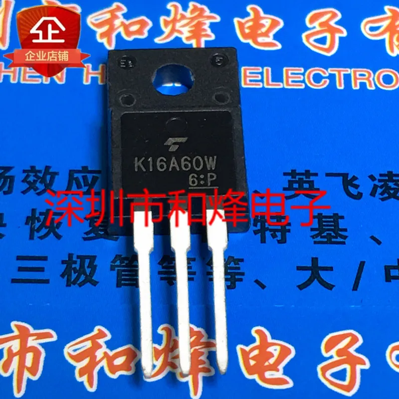 5PCS-10PCS K16A60W TK16A60W  TO-220F 600V 15.8A  ORIGINAL ON STOCK