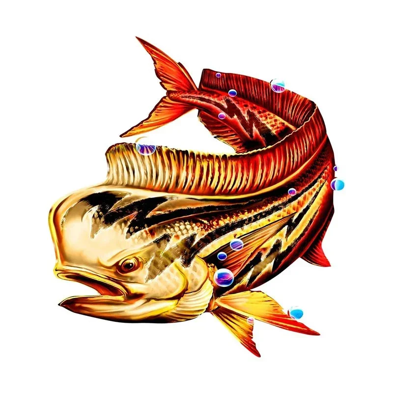 

JPCT marine animal fish decal is used for fishing boats and kayaks, with a waterproof ethyl thinner sticker length of 30CM