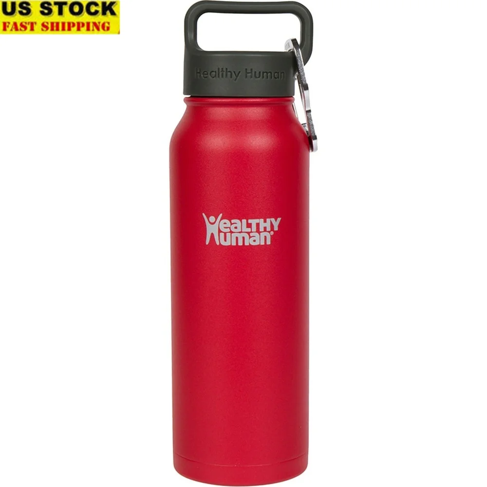 

Stainless Steel Vacuum Insulated Water Bottle Eco-Friendly Travel Flask Leak Proof Lid Perfect Hiking Gym Office 16oz to 40oz