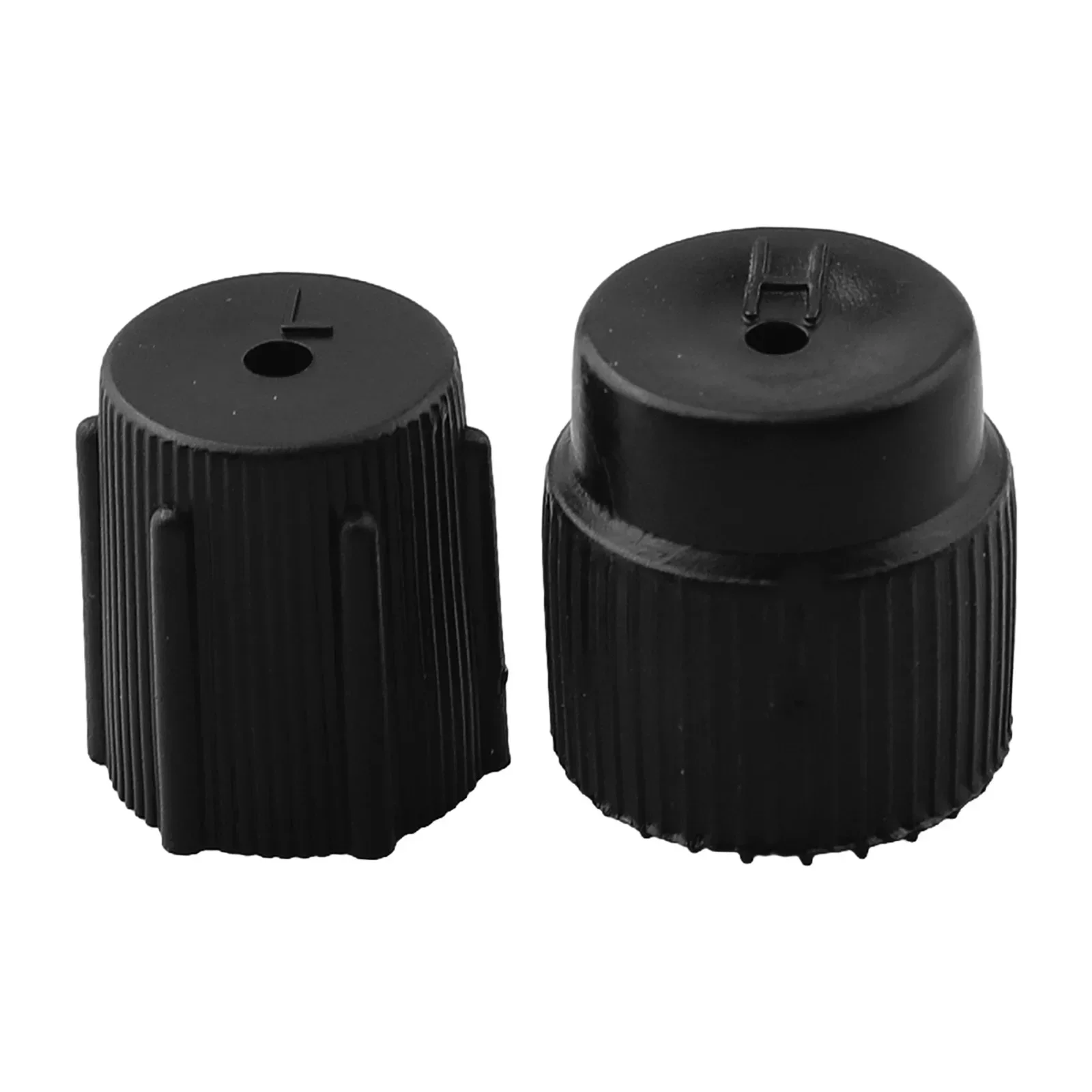 

2pcs Auto Replacement AC Valve Cap Dust Covers Kit High 16mm Low 13mm ABS Plastic Valve Dust Covers Car Accessories Secure