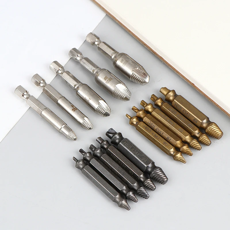 Multi-Spline Extractor Drill Broken Damaged Screw Extractor Drill Bit Speed Out Bolt Extractor Bolt Stud Remover Tool