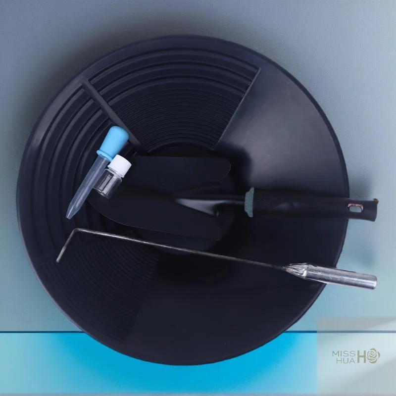 Kit de lavado de sartenes doradas para exteriores, 1/3/5 piezas con diseño de rizo para un minería y prospección de oro eficientes