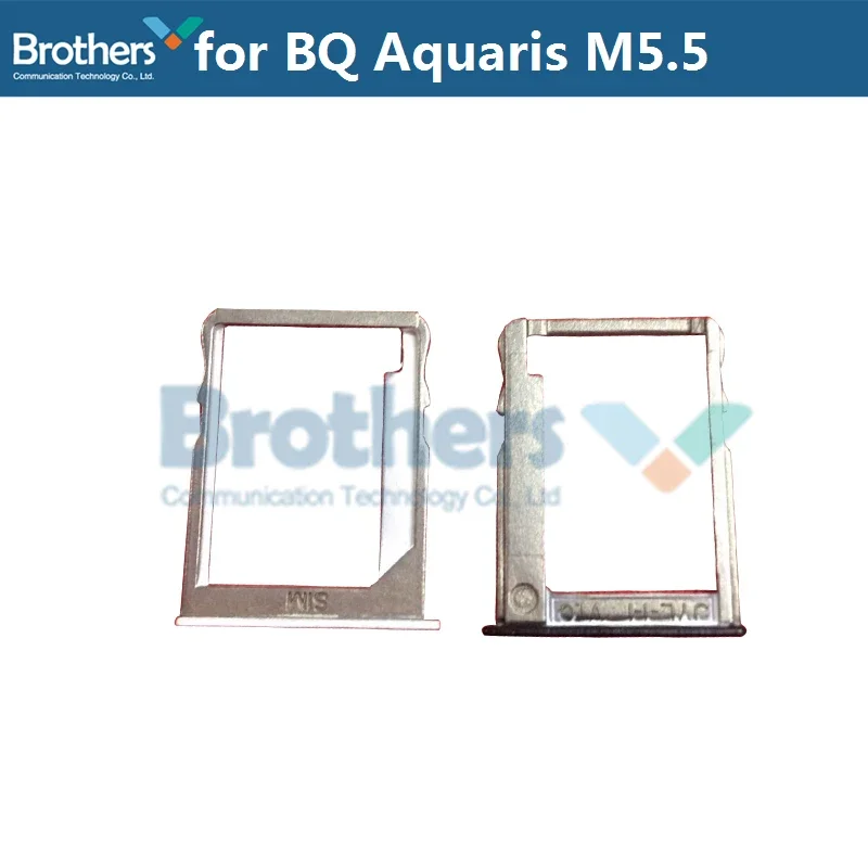 Tempat Kartu SIM untuk BQ Aquaris M5.5 Tempat Slot Kartu SIM untuk BQ Aquaris M5.5 Baki Slot Kartu SD Pengganti Ponsel Baru 1 Buah