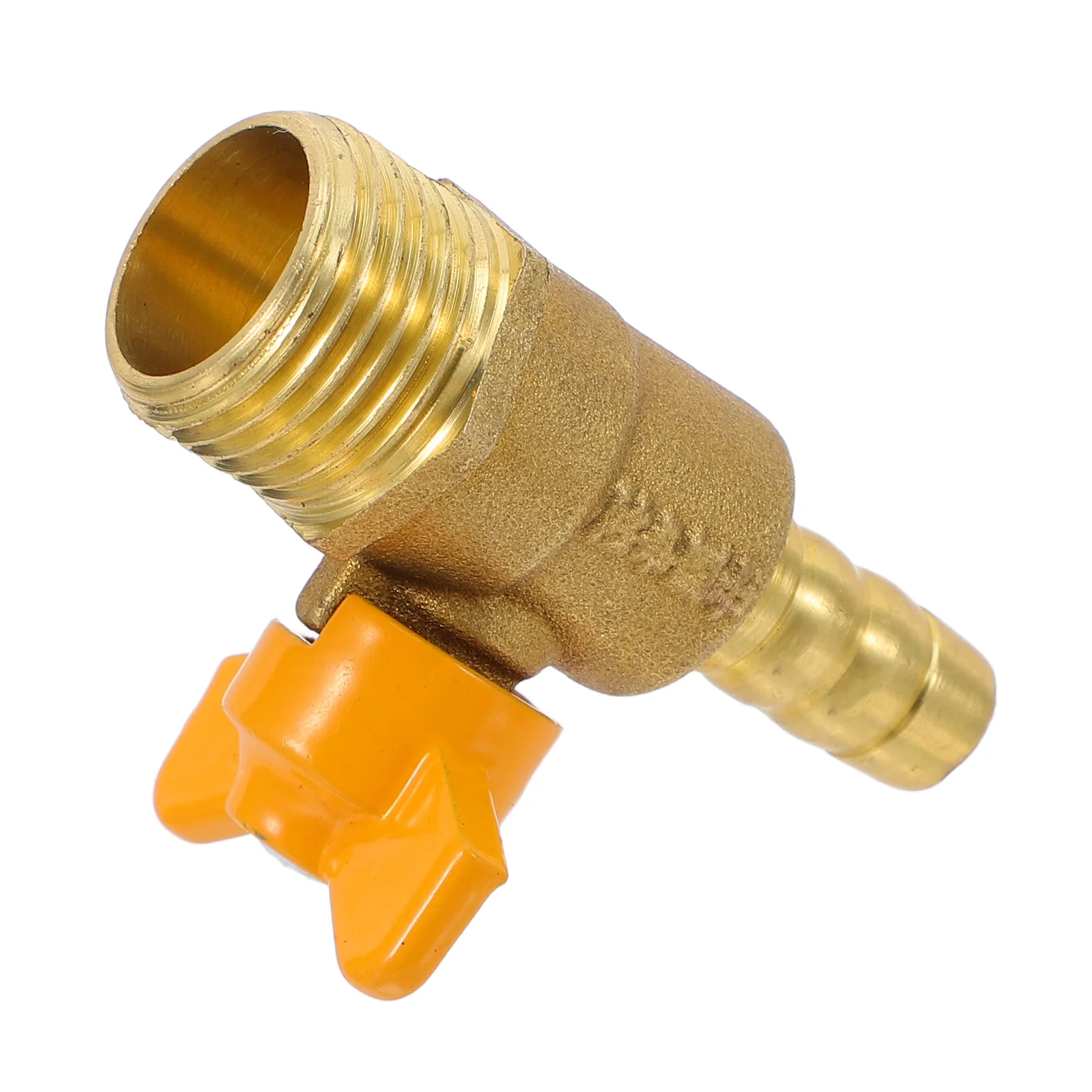 

Brass Gas Ball Valve Heavy Duty Copper Shut-Off Valve Male Thread Butterfly Handle Natural Gas Fire Pit Burner Plumbing Camping