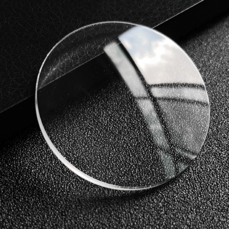 1.2mm Edge Thickness Single Domed Mineral Watch Glass Round Crystal 18mm-27.5mm Diameter