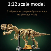 2025 new Dinosaur Park series Dinosaur Fossil Tyrannosaurus Compatible Set Assembly building blocks display toys children Adult