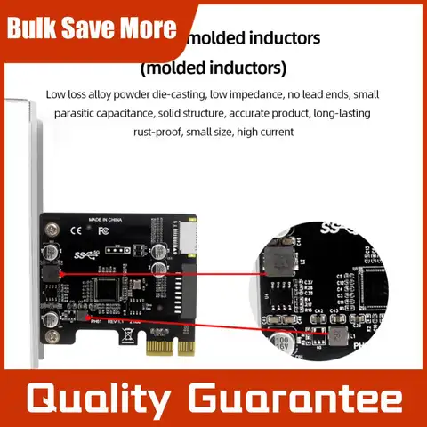 Computer PCI-E To USB 3.0 PCIE Expansion Card 19PIN PCI-E To USB 3.0 Hub Splitter Expansion Card