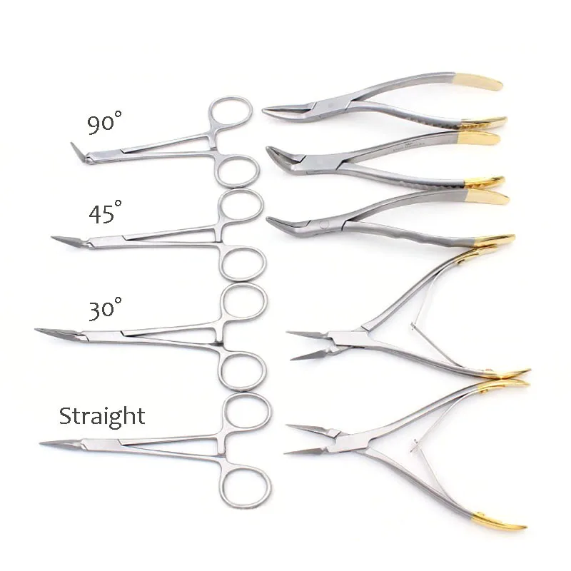 

Dental Forcep plier Root Fragment Minimally Invasive Extraction Tooth Pliers Instrument Curved Maxillary Mandibular Teeth