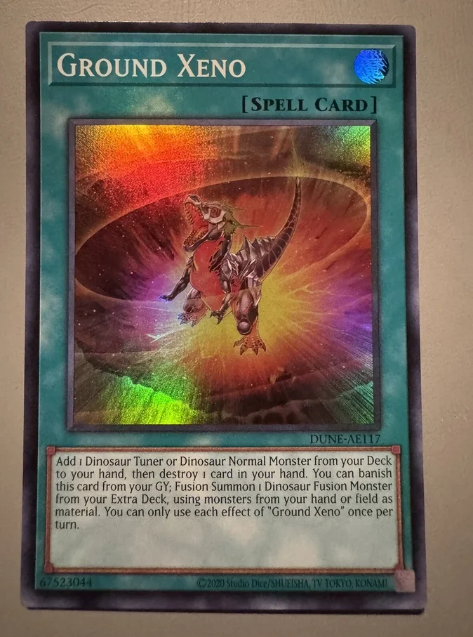 Yugioh KONAMI Duel Monsters DUNE-AE117 Ground Xeno Super Asian English Collection Mint Card