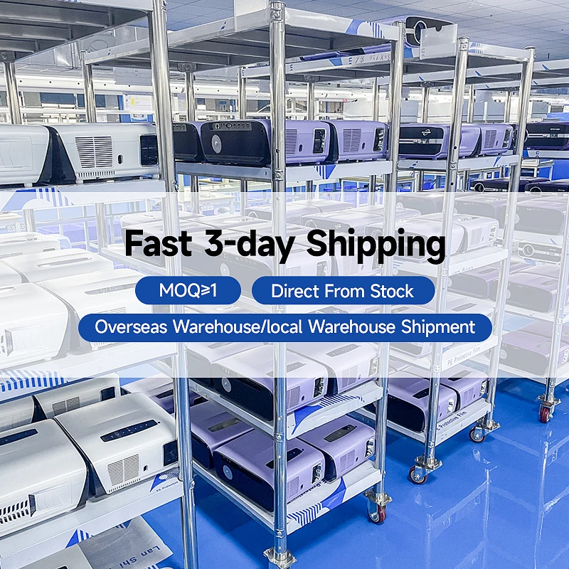 Projetor Caiwei 1080p 16000:1 Smart Android Wireless WiFi LED Projetor de telefone móvel Projetor inteligente Home Theater