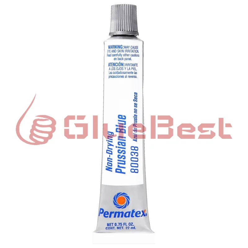 Permatex 80038 Prussian Blue Non-Drying Paste for Precision Fitting and Locating High Spots on Bearings Valves Original Product