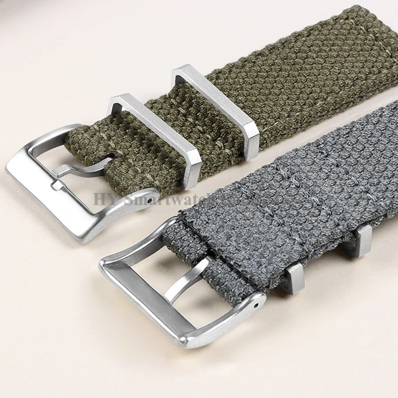 Высококачественный нейлоновый ремешок для часов 20 мм 22 мм для Seiko для Huawei GT4/3/2, хлопковый ремешок на запястье для мужчин и женщин, спортивный браслет, аксессуары