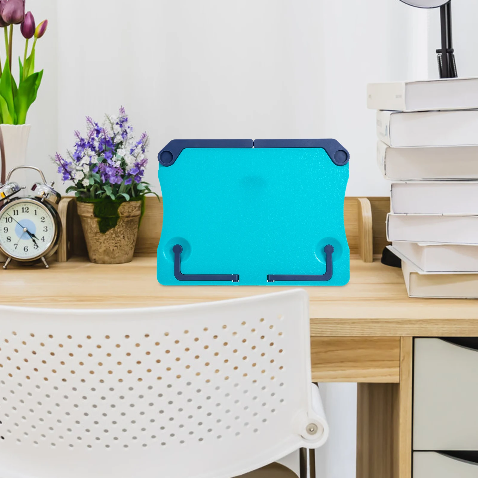 

Foldable Book Holder Stand Musical Score Rack Reading Desk Storage ABS Material Compact Design Multi Functional Home Office