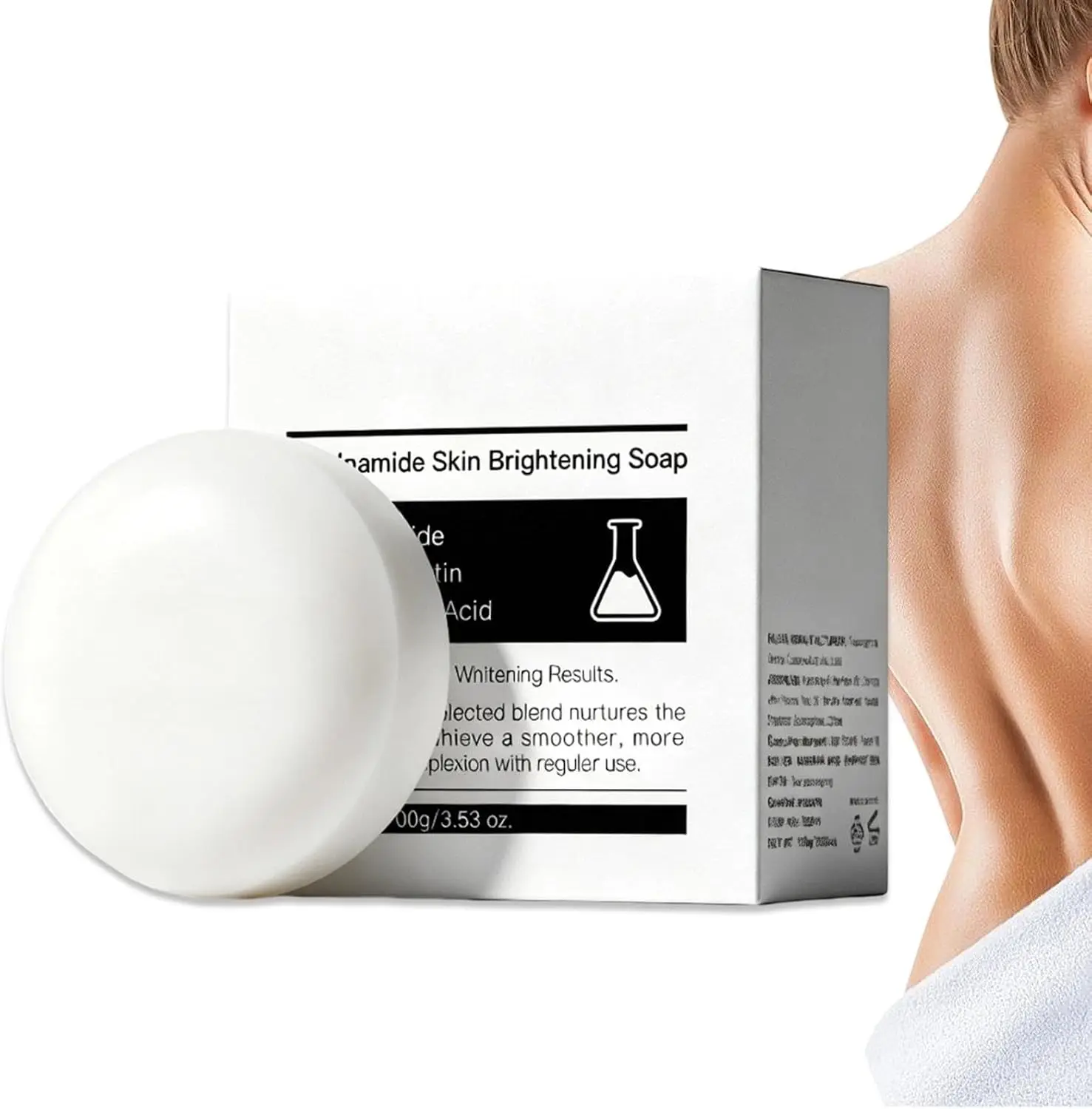 Niacinamide Skin Brightening Soap Deep Pore Cleansing Foaming Wash Soothing pH-Balanced Family Cleanser for All Skin Types