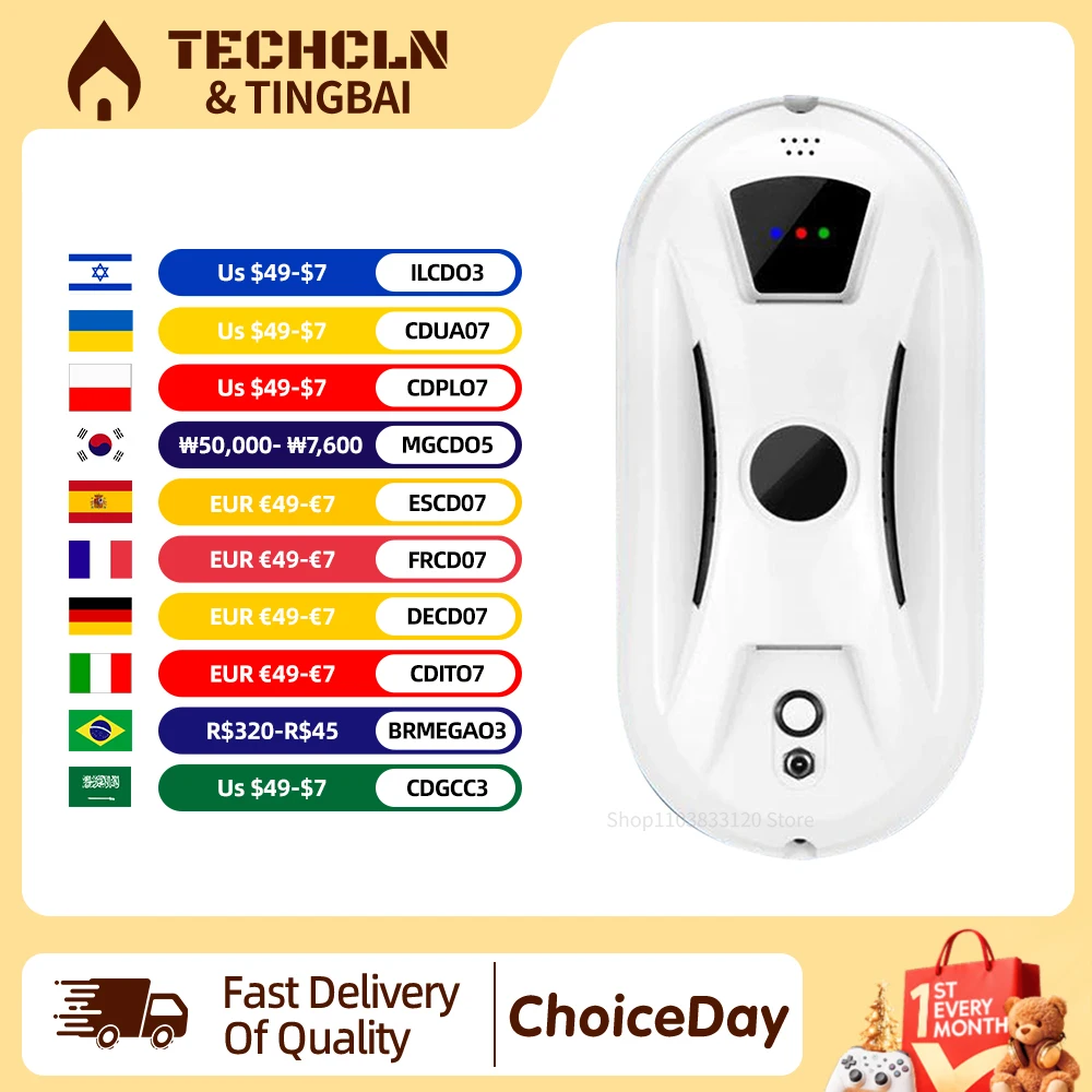 스마트 창 청소 로봇 전기 지능형 유리 limpiacristales 가정용 창 원격 제어를위한 로봇 진공 청소기