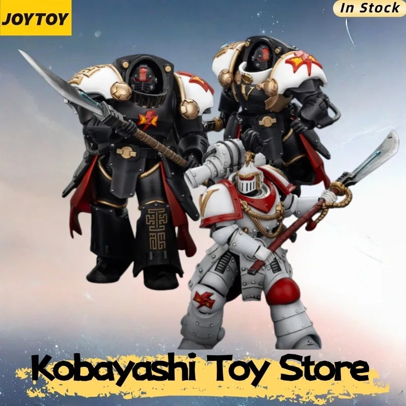 

Original JOYTOY Horus Heresy White Scars Praetor & Ebon Keshig Terminator 1/18 Action Figure Brand New in Stock