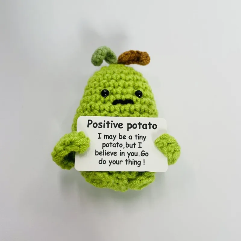 3PC Popular Positive Energy Potatoes Positive Potatoes Mini Characters Fun Positive Potato Dolls Home Decoration