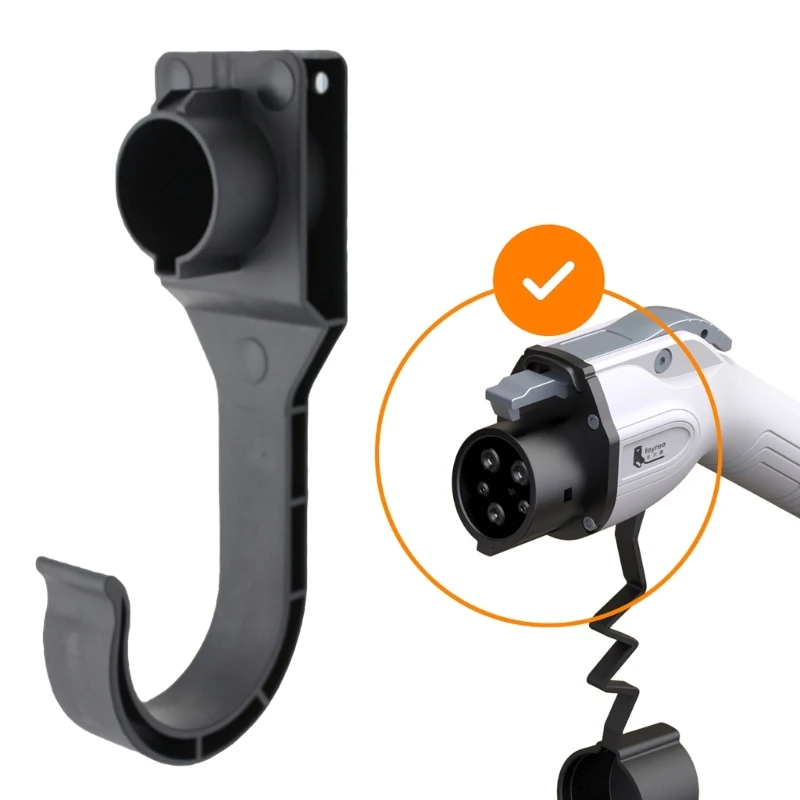 For Type1 Type 2 EVSE J1772 EV Charger Electric Vehicle Charging Cable Holder Gun-Head Socket Dock Extra-Leading Wallbox