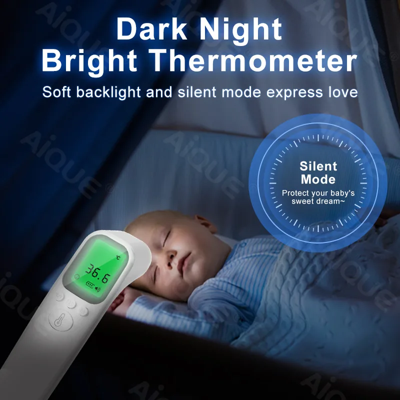 Non-contact Laser Body Temperature Ear Thermometer Oximeter Infrared Fever Thermometer Medical Household Digital Infant Adult