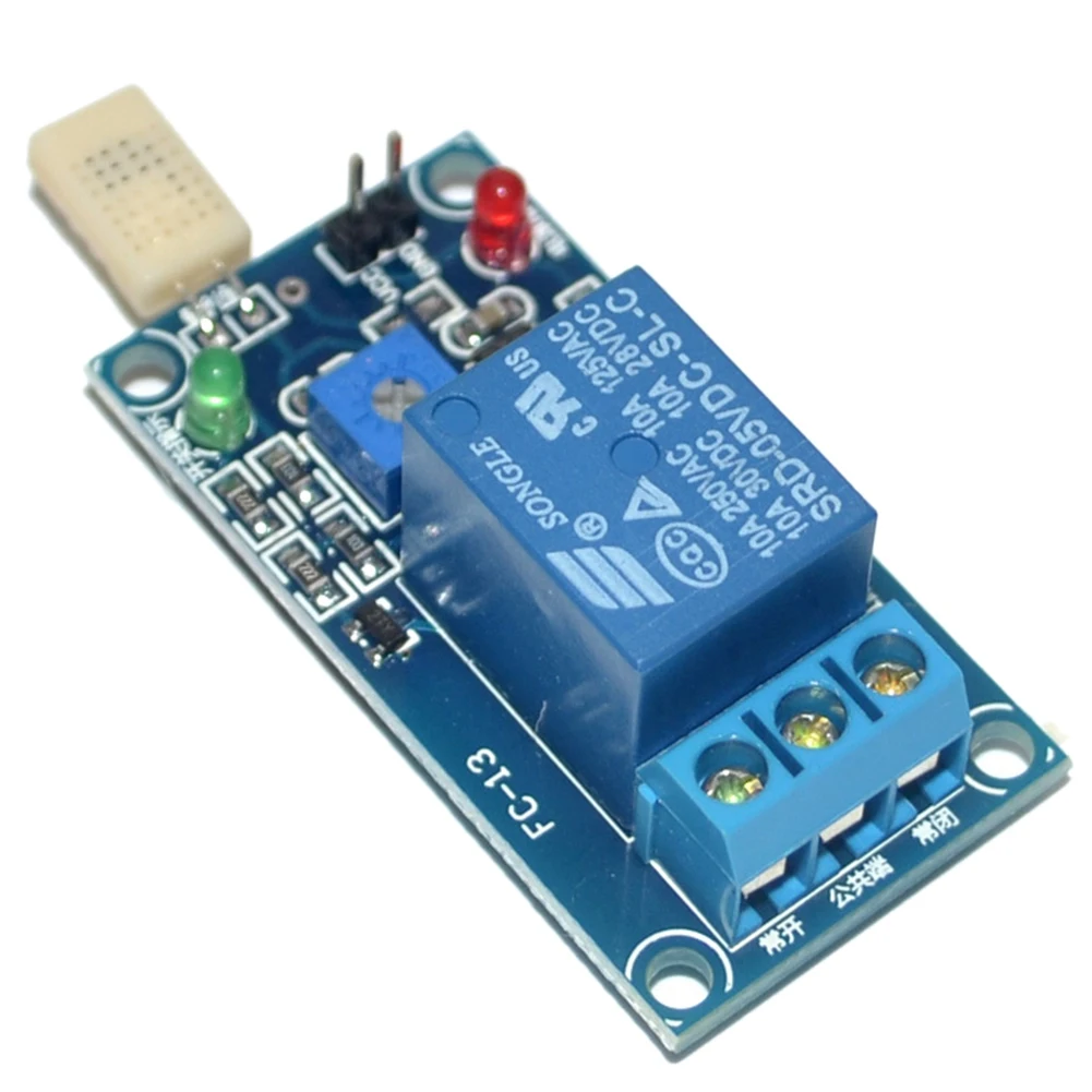 T9 DC5V modulo relè interruttore sensibile all'umidità Controller modulo interruttore regolatore di umidità