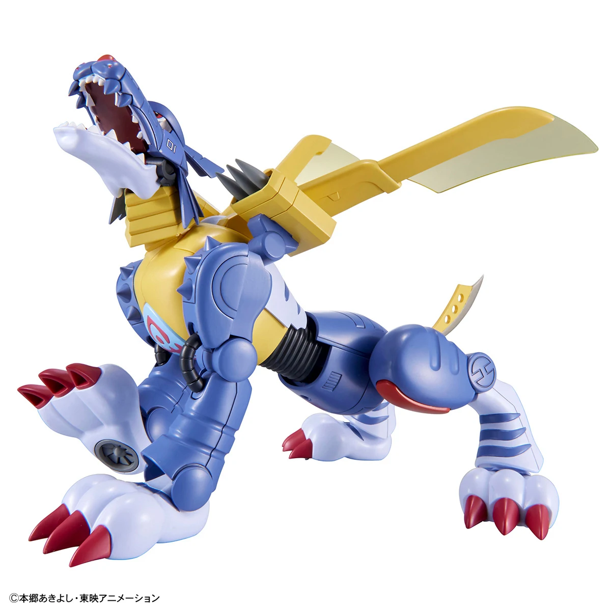 Original Bandai Anime Figures Digital Monster Digimon Adventure Figure-Rise FRS Metal Garurumon TV Version Assembly Model Toys