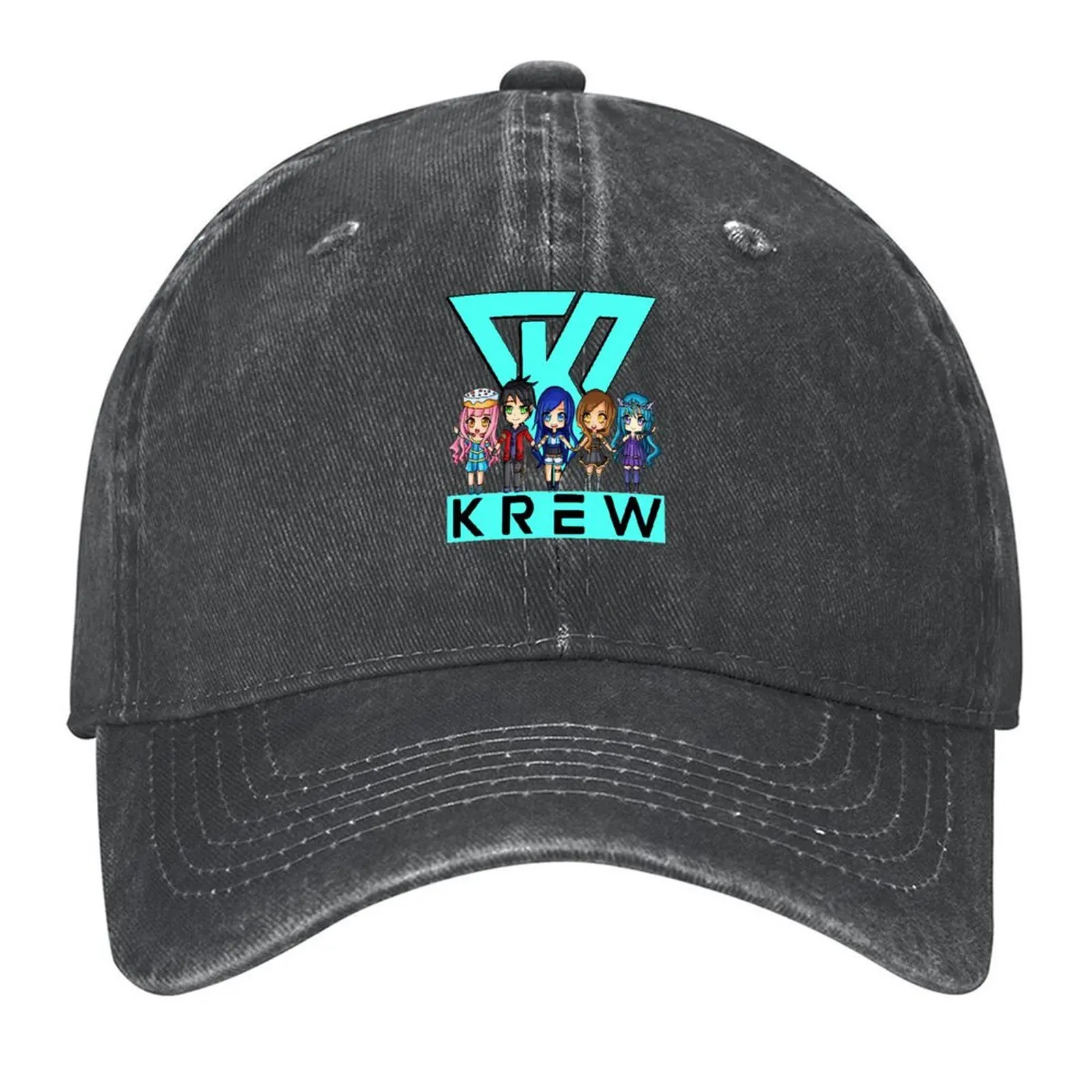 

2026 Krew Baseball Cap Fishing Hat Visor Military Cap Man Big Size Hat Men's Hats Women's