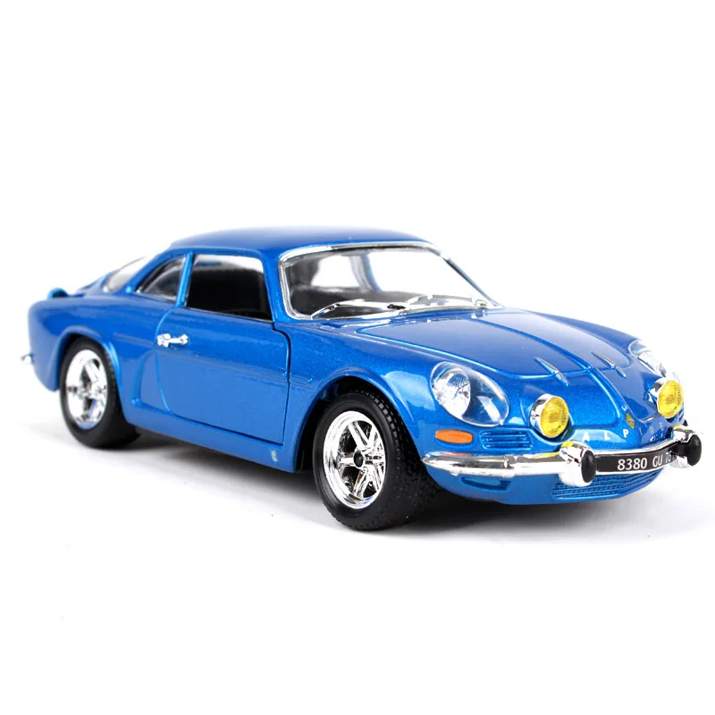 Bburago 1:24 1971 Alpine simulation alloy car model crafts decoration collection toy tools gift