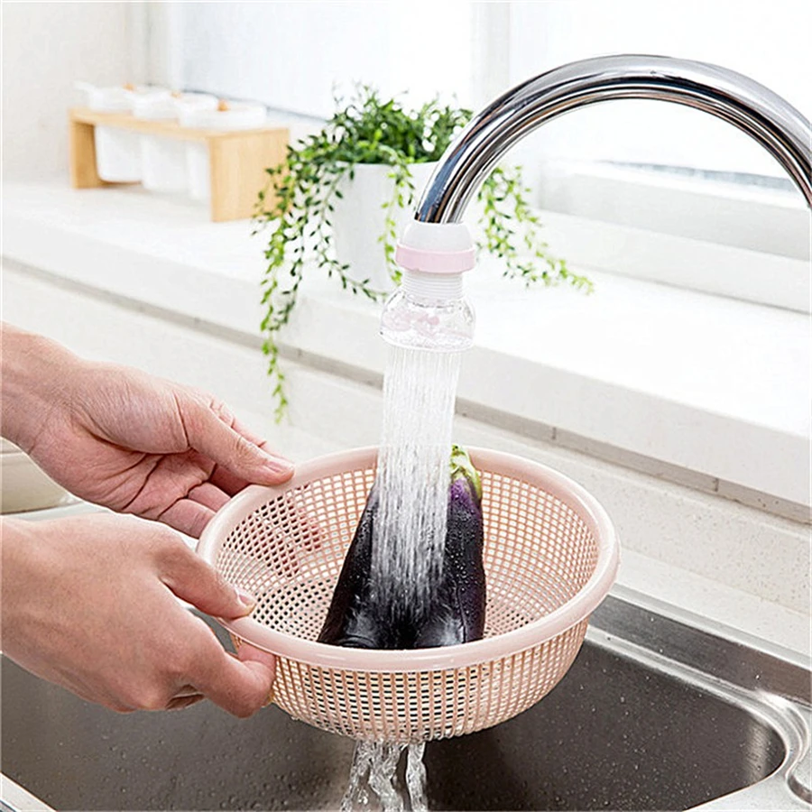 Kitchen Faucet Shower Head Can Move and Rotate 360° Faucet Filter Water-saving Filter Element Splash-proof Water-saving Device