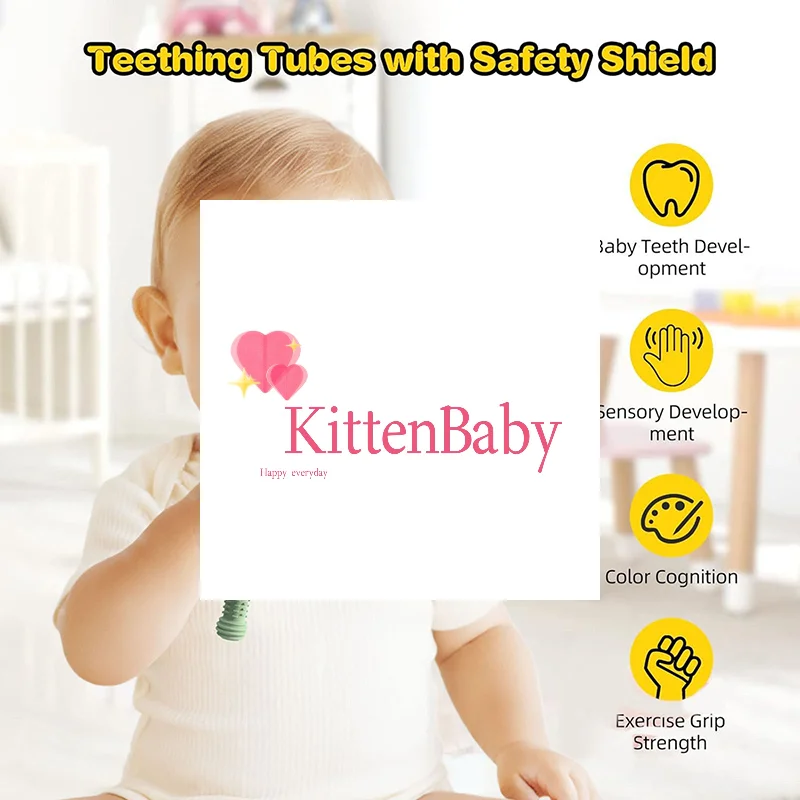 

Kid Chewing Tube Infant Chew Teething Toys Speech Therapy Teeth Massager Children Speak Oral Rehabilitation Training Talk Tools