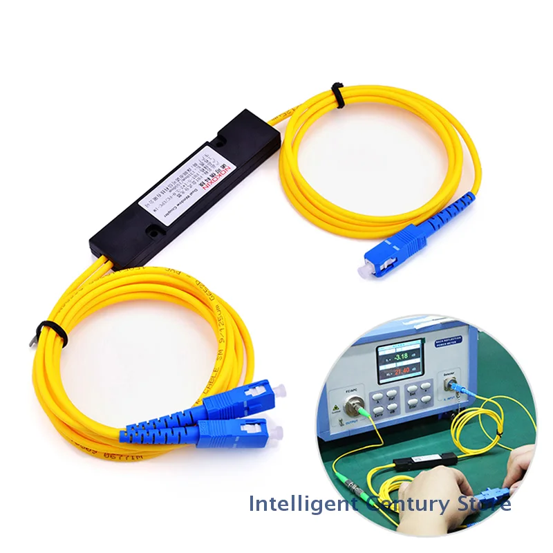 1 шт. разветвитель ПЛК SC APC 1X2 ПЛК одномодовый оптоволоконный разветвитель SC/UPC PCL внутренний компьютерный кабельный рукав