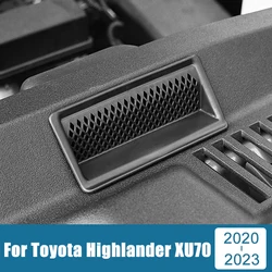 For Toyota Highlander XU70 Kluger 2020 2021 2022 2023 Hybrid Car Engine Air Intake Mask Case Cover Sticker Interal Accessories