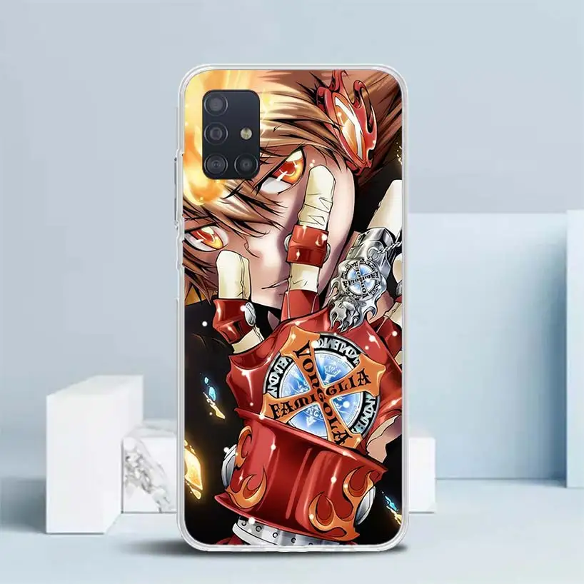 Katekyo Hitman Reborn for Samsung Galaxy A52 A42 A32 A22 A12 A72 A02S A51 A50 Phone Case A71 A70 A41 A31 A21S A20E A10 A40 A30 C