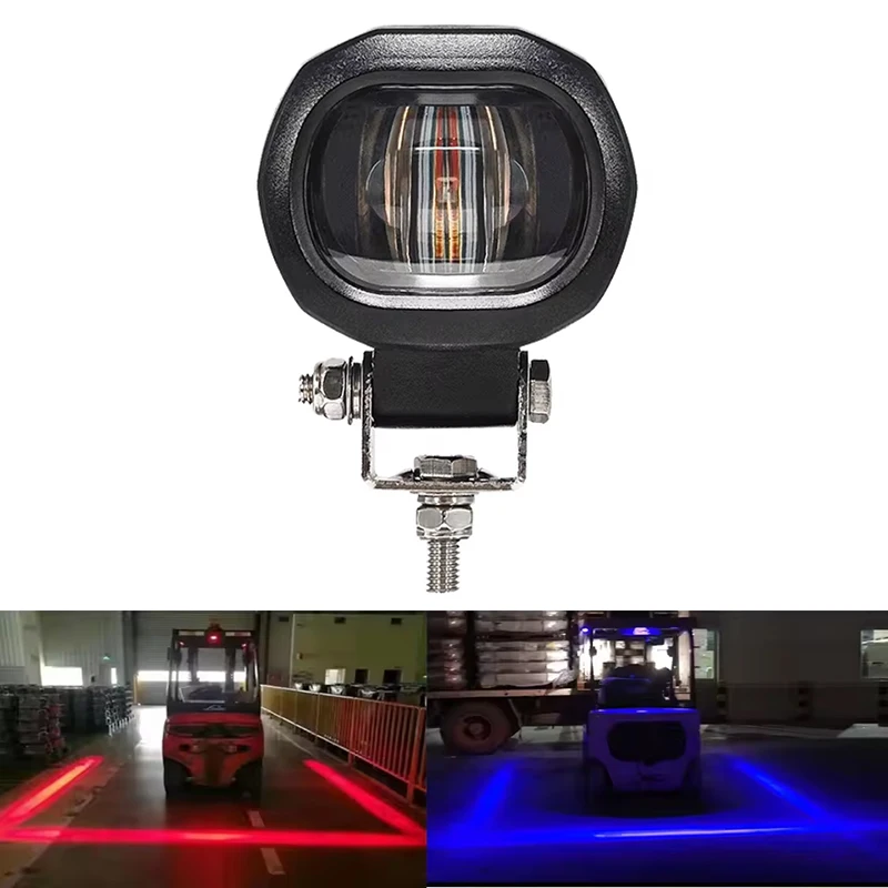 Forklift Safety Light Bar LED Red Line Truck Blue Danger Zone Warning Lamp Side Marker Lights 12V-80V for Enhanced Visibility