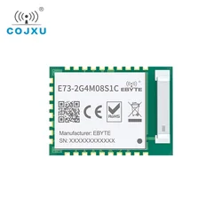 nRF52840 2.4GHz IC RF Module 8 dBm cojxu E73-2G4M08S1C Long Range ebyte Bluetooth 5.0 nrf52 nrf52840 Transmitter and Recieever