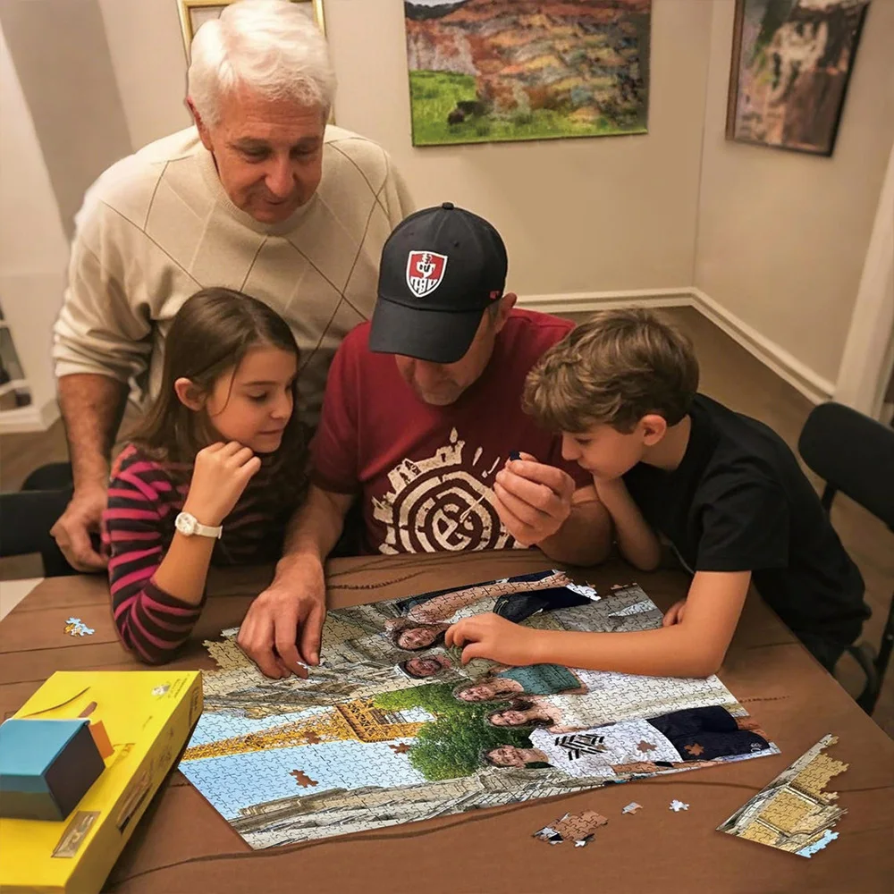 35/150/300/500/1000 szt. Personalizowane puzzle ze zdjęciem na zamówienie, puzzle dekompresyjne, mozaika, prezent urodzinowy, prezent dla ukochanej osoby